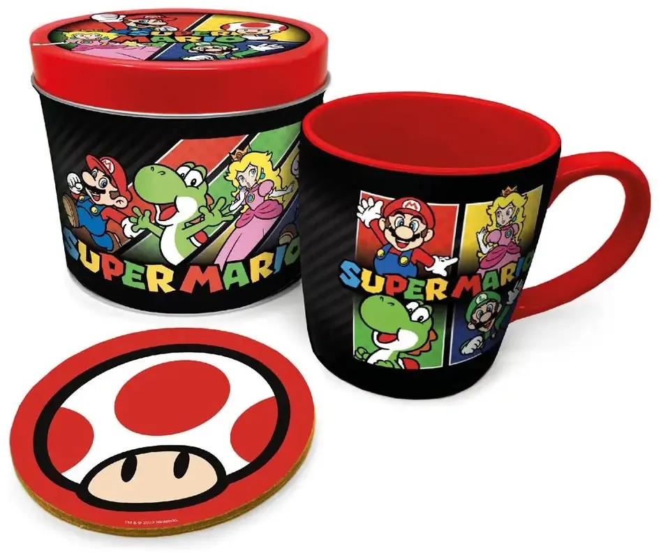 Super Mario Mug Tin Set