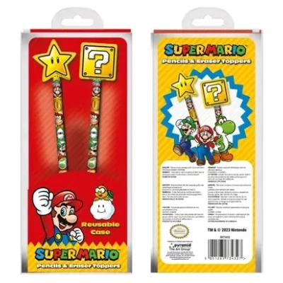 Super Mario (Core) Pencil Topper 2Pk