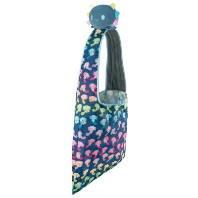 Plushie Tote Bag Blue Axolotl