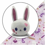 Plushie Tote Bag White Crafting Bunny