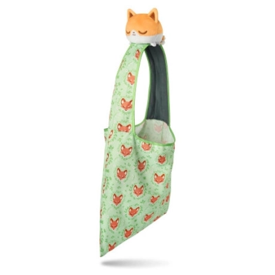 Plushie Tote Bag Orange & White Fox