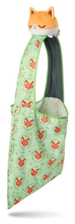 Plushie Tote Bag Orange & White Fox