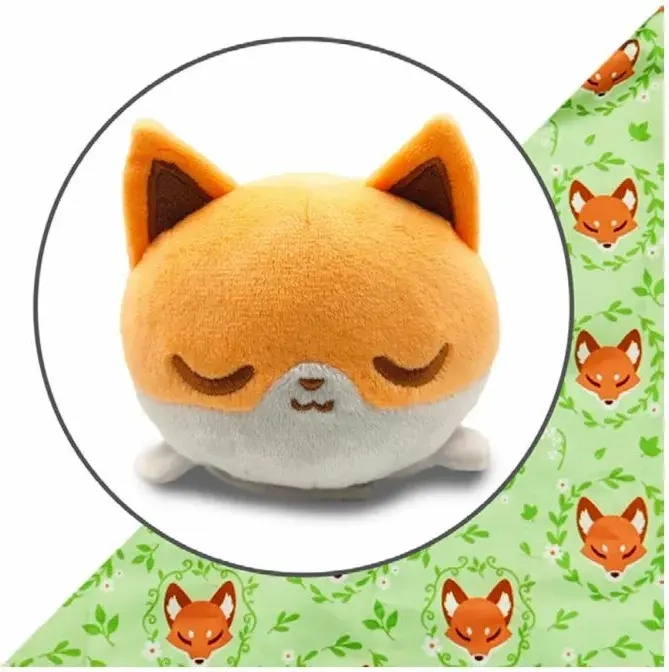 Plushie Tote Bag Orange & White Fox