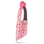 Plushie Tote Bag Pink Strawberry Cat