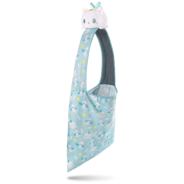 Plushie Tote Bag White Angel Cat