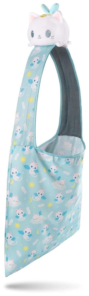 Plushie Tote Bag White Angel Cat