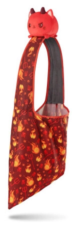 Plushie Tote Bag Red Devil Cat