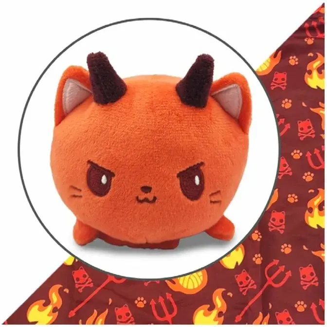 Plushie Tote Bag Red Devil Cat