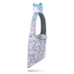 Plushie Tote Bag Blue Frog/Transgender Pride