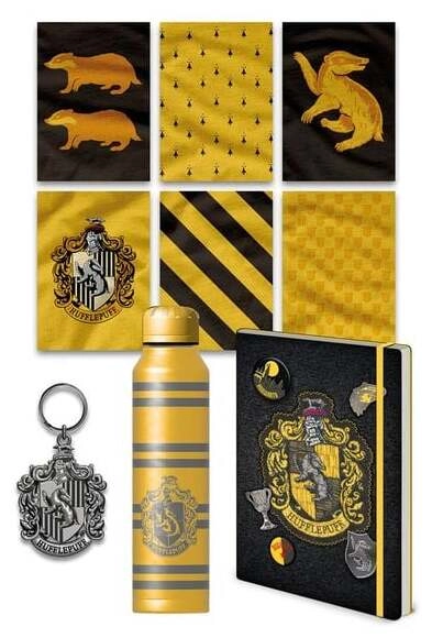 Harry Potter (Colourful Crest Hufflepuff) Premium Gift Set