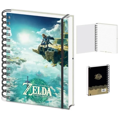 The Legend Of Zelda: Tears Of The Kingdom (Hyrule Skies) A5 Lenticular Notebook