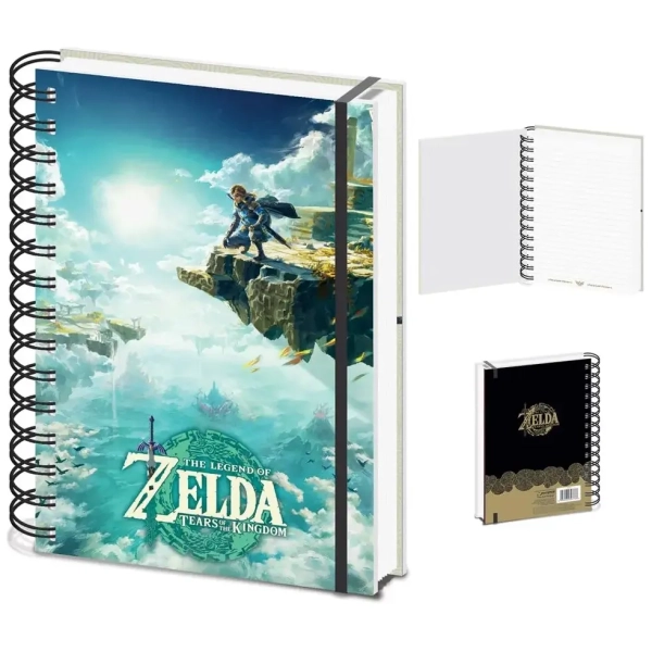 The Legend Of Zelda: Tears Of The Kingdom (Hyrule Skies) A5 Lenticular Notebook