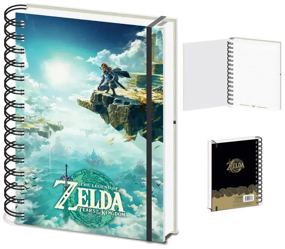 The Legend Of Zelda: Tears Of The Kingdom (Hyrule Skies) A5 Lenticular Notebook