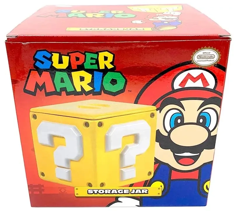 Super Mario (Question Mark Block) Cookie Jar