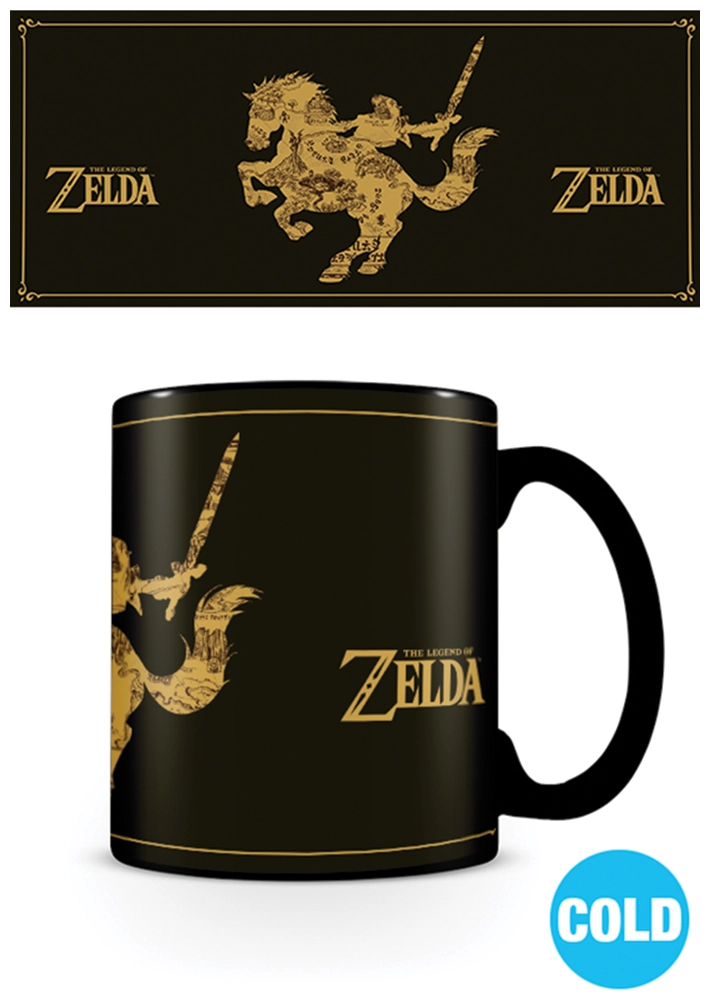 The Legend Of Zelda (Map Silhouette) Heat Change M