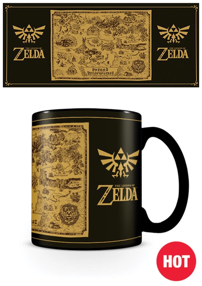The Legend Of Zelda (Map Silhouette) Heat Change M
