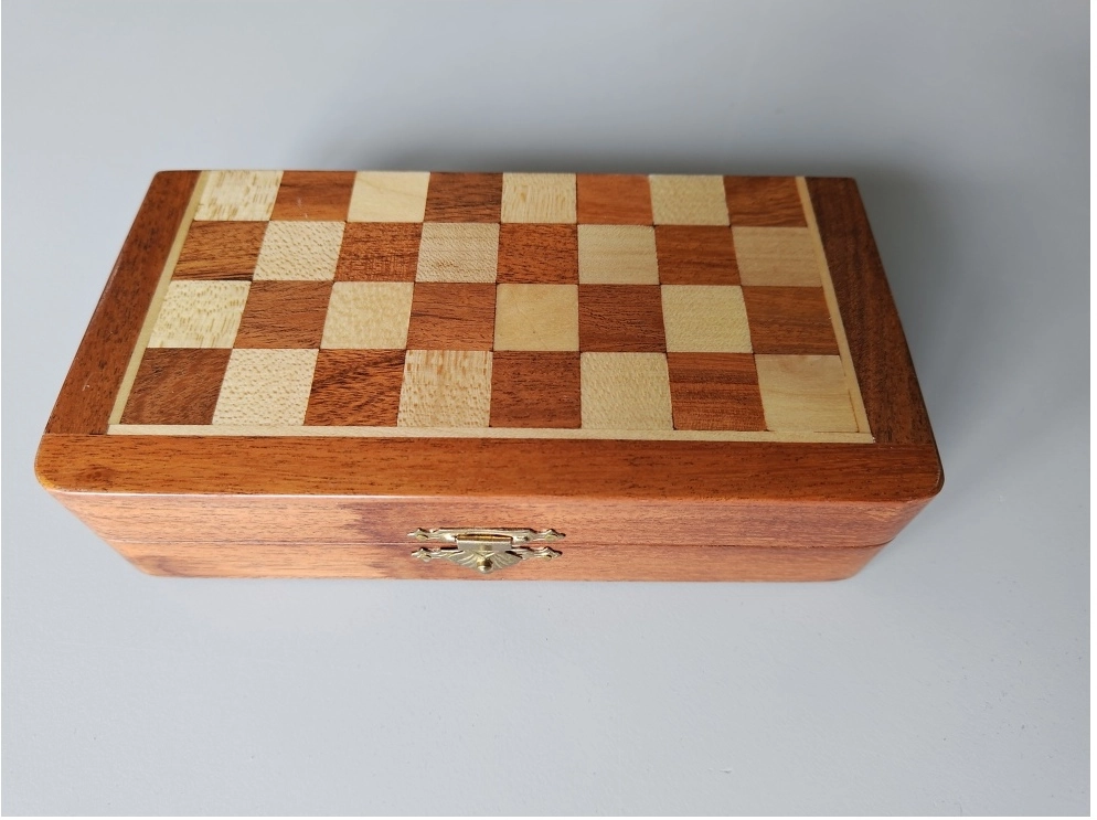 Reiseschach Acacia klein - 18cm (B-Qualität)