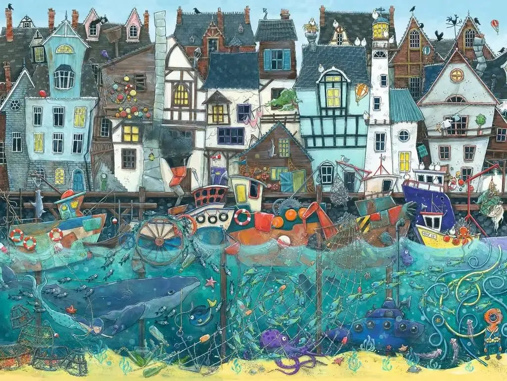 Habour of Wonders: Bustling Fant.