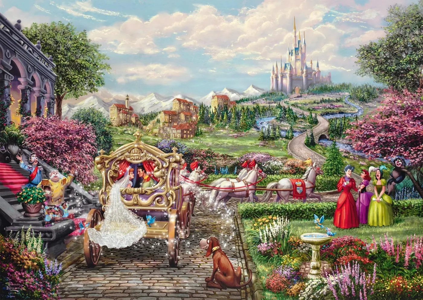 Disney - Cinderella Happily Ever After - Thomas Kinkade Studios