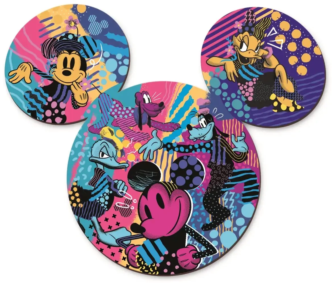 Holzpuzzle Mickey Maus Kontur
