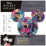 Holzpuzzle Mickey Maus Kontur