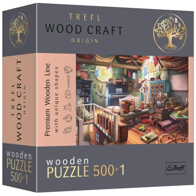 Holzpuzzle - Schätze auf dem Dachboden