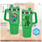 Minecraft Green 900ml Multiway Travel Cup Straw