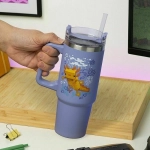 Minecraft Purple 900ml Multiway Travel Straw Cup
