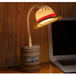One Piece Straw Hat Posable Light