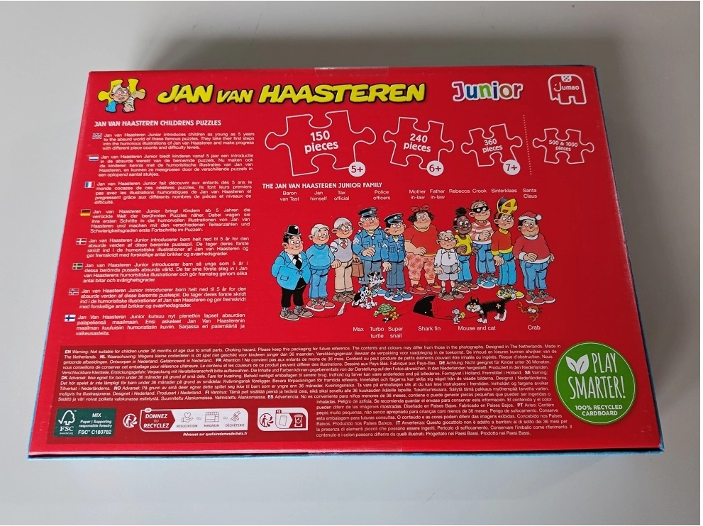 Der Schulgarten - Jan van Haasteren - Junior 18 (Leicht defekte Verpackung)
