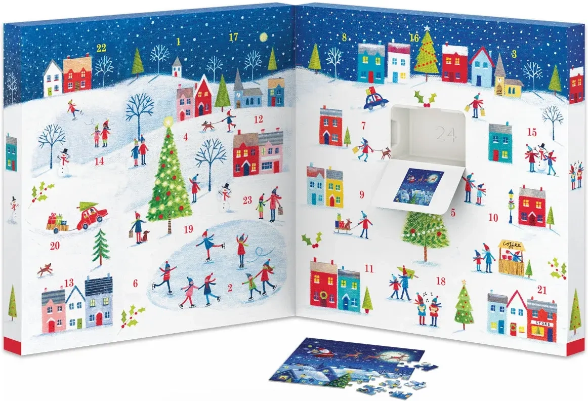 Puzzle Adventskalender - Weihnachtsstadt - 24 Puzzles