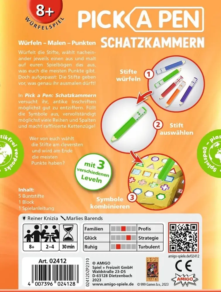 Pick a Pen: Schatzkammern