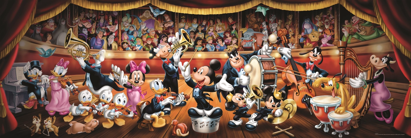 Disney Panorama Puzzle Orchester