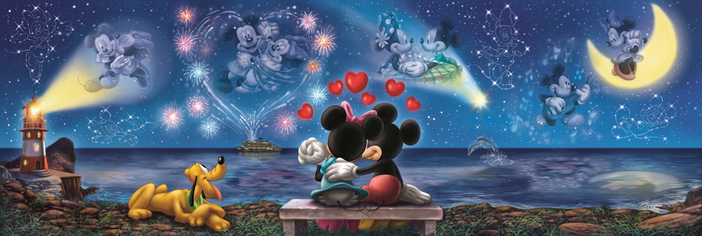 Disney Panorama Puzzle Mickey & Minnie