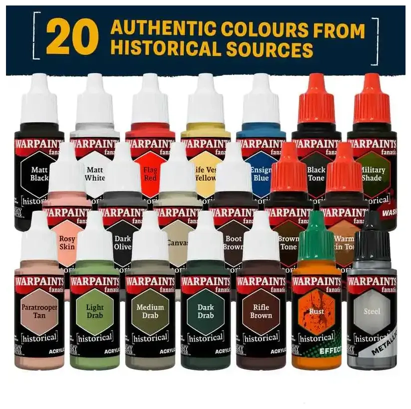 The Army Painter - Warpaints Historical WWII American Paint Set