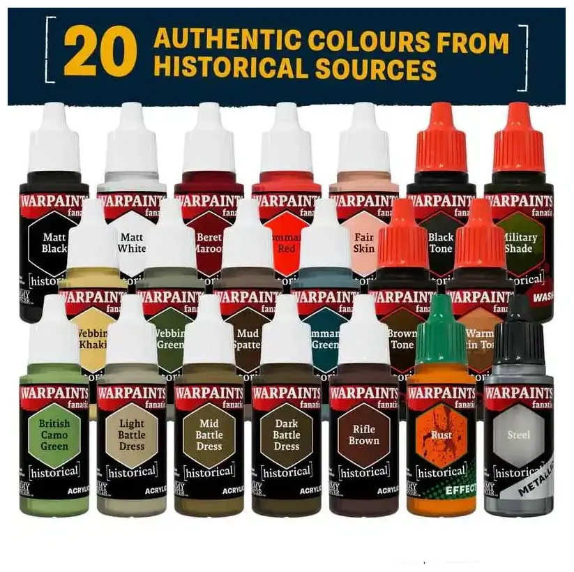 The Army Painter - Warpaints Historical WWII British Paint Set