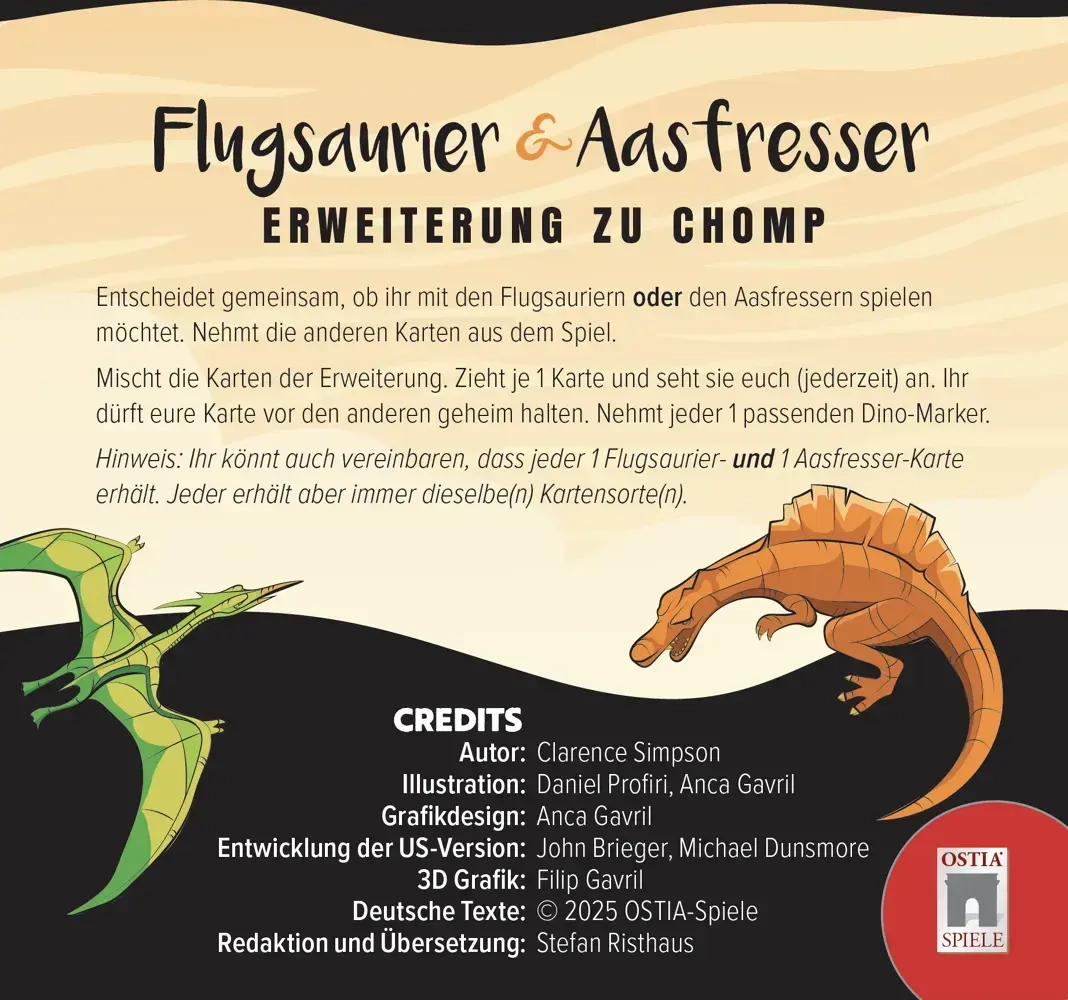 Chomp - Flugsaurier und Aasfresser Erweiterung - DE