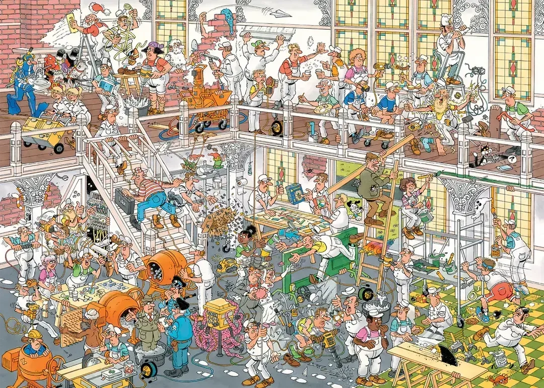 Das Renovierungsprojekt - 3000 Teile Puzzle