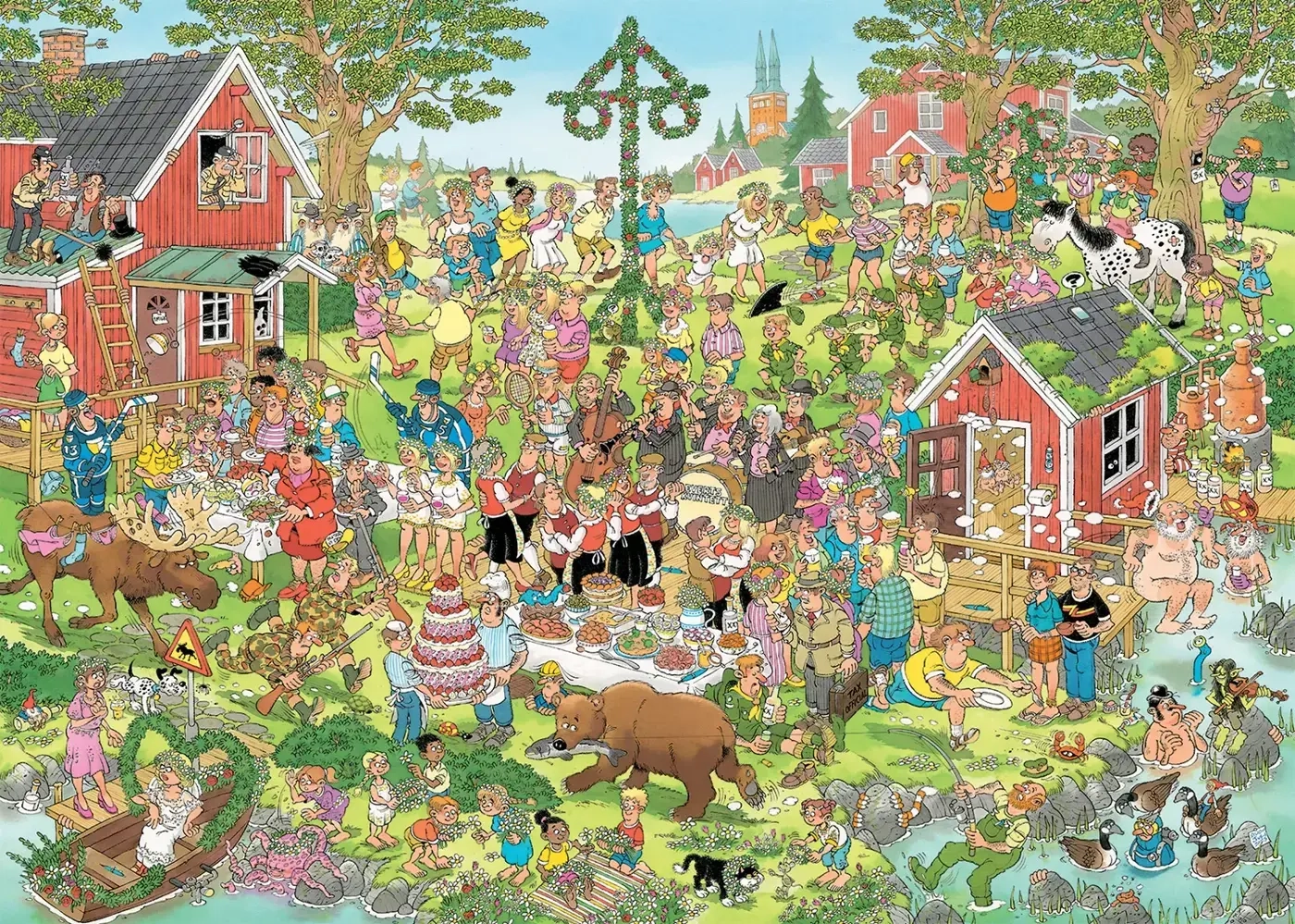 Mittsommerfest - Jan van Haasteren
