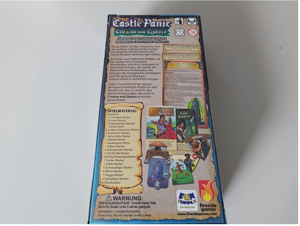 Castle Panic - Crowns & Quests Erweiterung - DE (Defekte Verpackung)