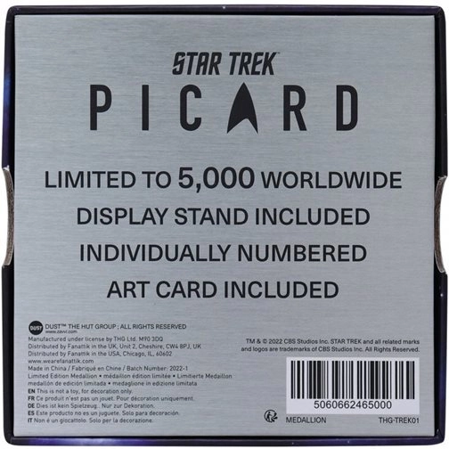 Star Trek Picard Family Crest Limited Edition Medallion