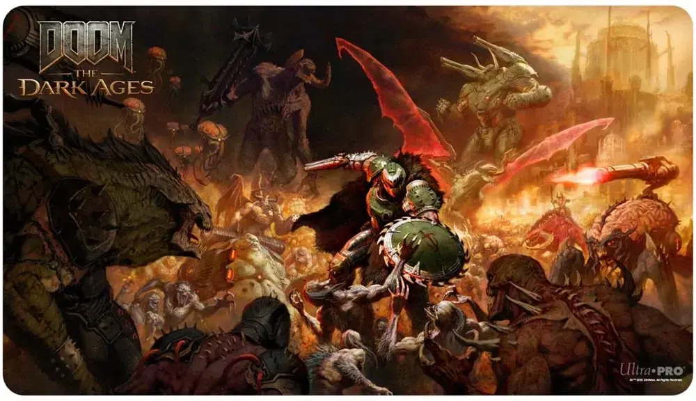 UP - DOOM Playmat 1 for Bethesda - Doom