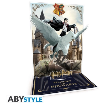 HARRY POTTER - Acryl Diorama - Harry & Buck in Hogwarts