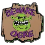 Shrek ‘Beware Ogre’ Pin Badge