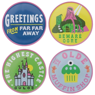 Shrek Set of 4 Metal Coasters