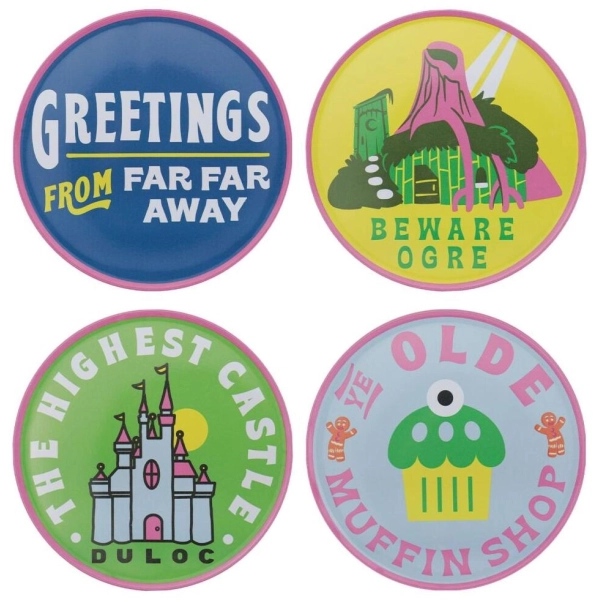 Shrek Set of 4 Metal Coasters
