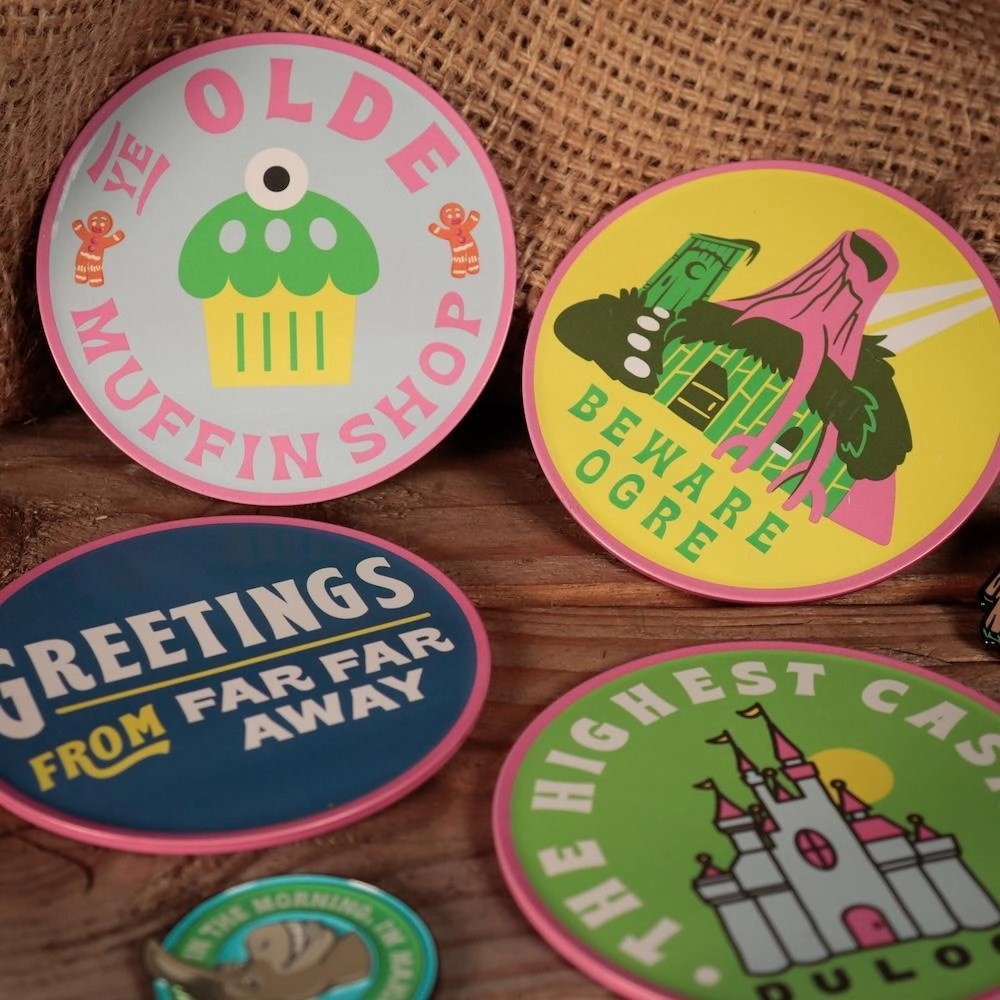 Shrek Set of 4 Metal Coasters