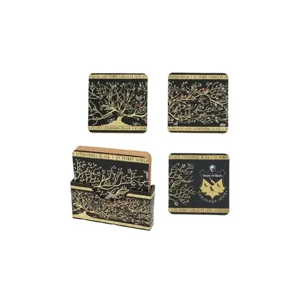 Set of 4 Coasters - Black Family - Harry Potter
