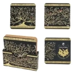 Set of 4 Coasters - Black Family - Harry Potter