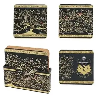Set of 4 Coasters - Black Family - Harry Potter